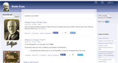 Desktop Screenshot of emile-coue.org