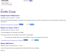 Tablet Screenshot of emile-coue.org